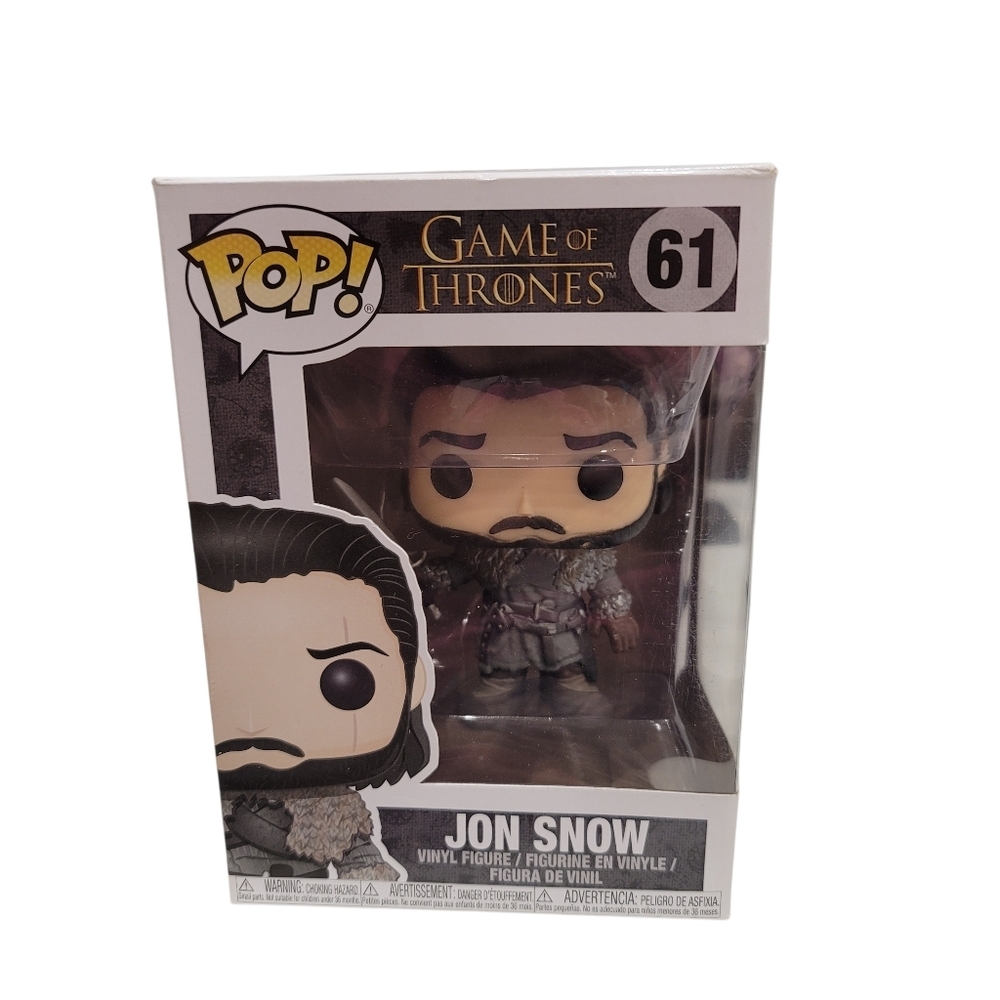 NIB Funko Pop! Game of Thrones Jon Snow #61 Vinyl Figure - Picture 2 of 7